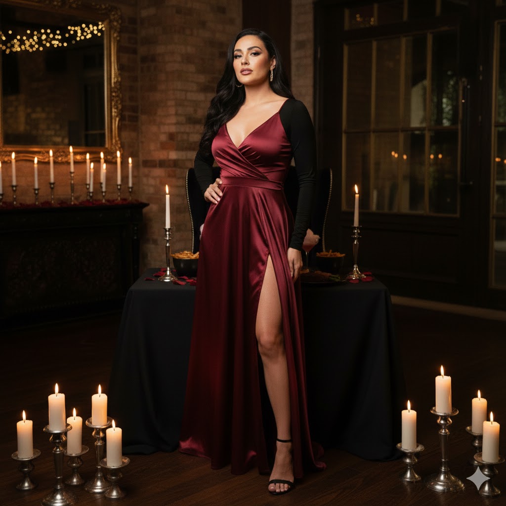 Classic Romantic Dinner Outfit