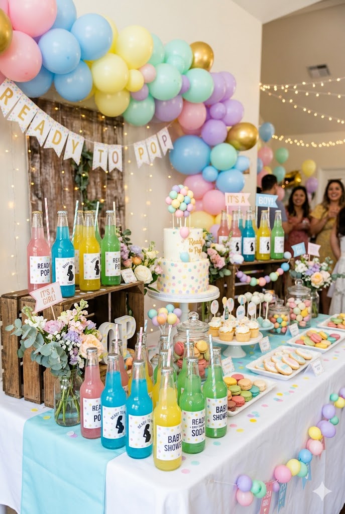 Why the “Ready to Pop” Soda Theme Is Perfect for Baby Showers