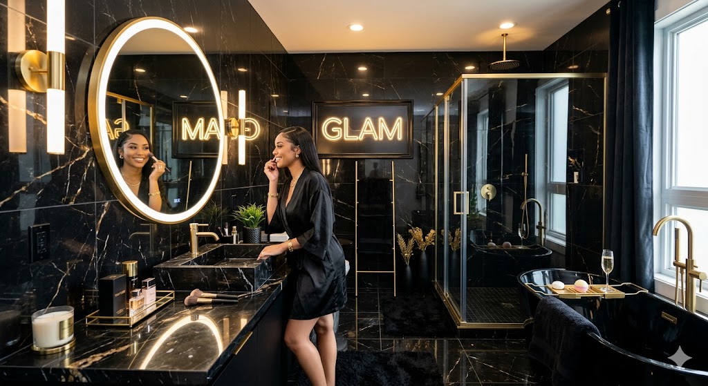 Bold Colors and Finishes That Make the Bathroom Stand Out