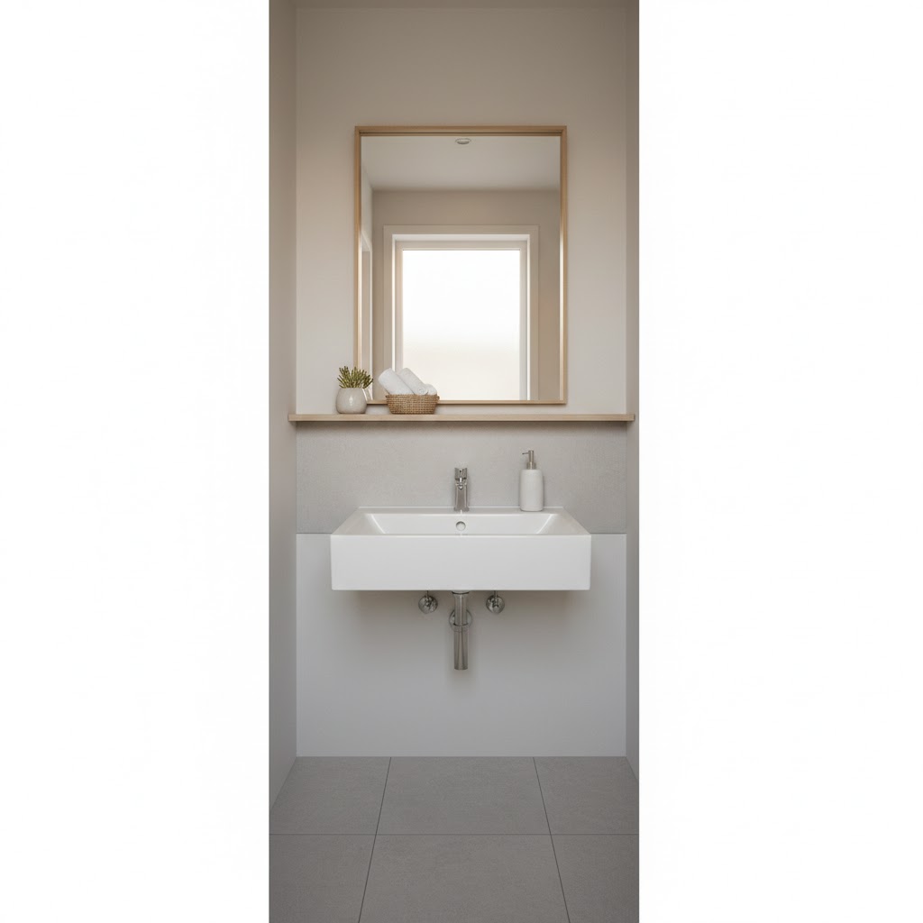 Small Bathroom Decor Ideas (Make a Tiny Toilet Look Bigger)