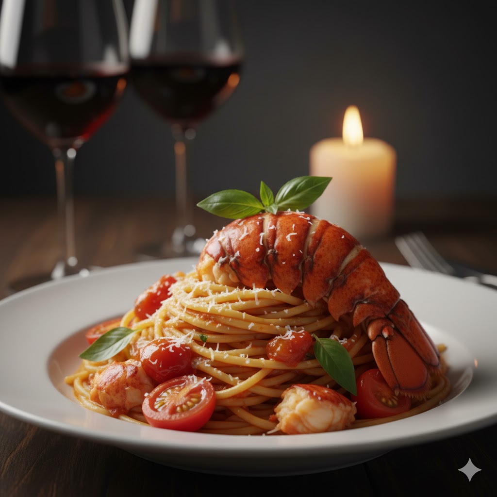 Lobster Pasta — Decadent and Ultimate Romantic Dinner