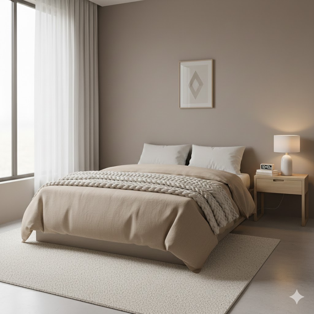 Use Light Colors and Soft Texture (Make the Room Look Bigger)