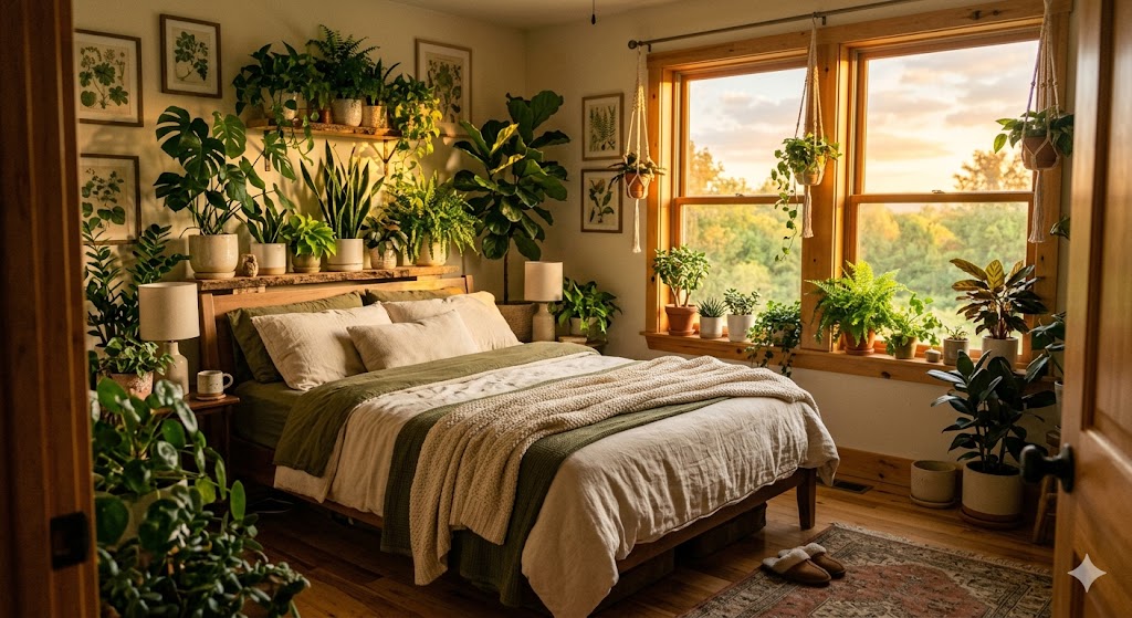 How Indoor Plants Transform the Bedroom Into a Natural Sanctuary