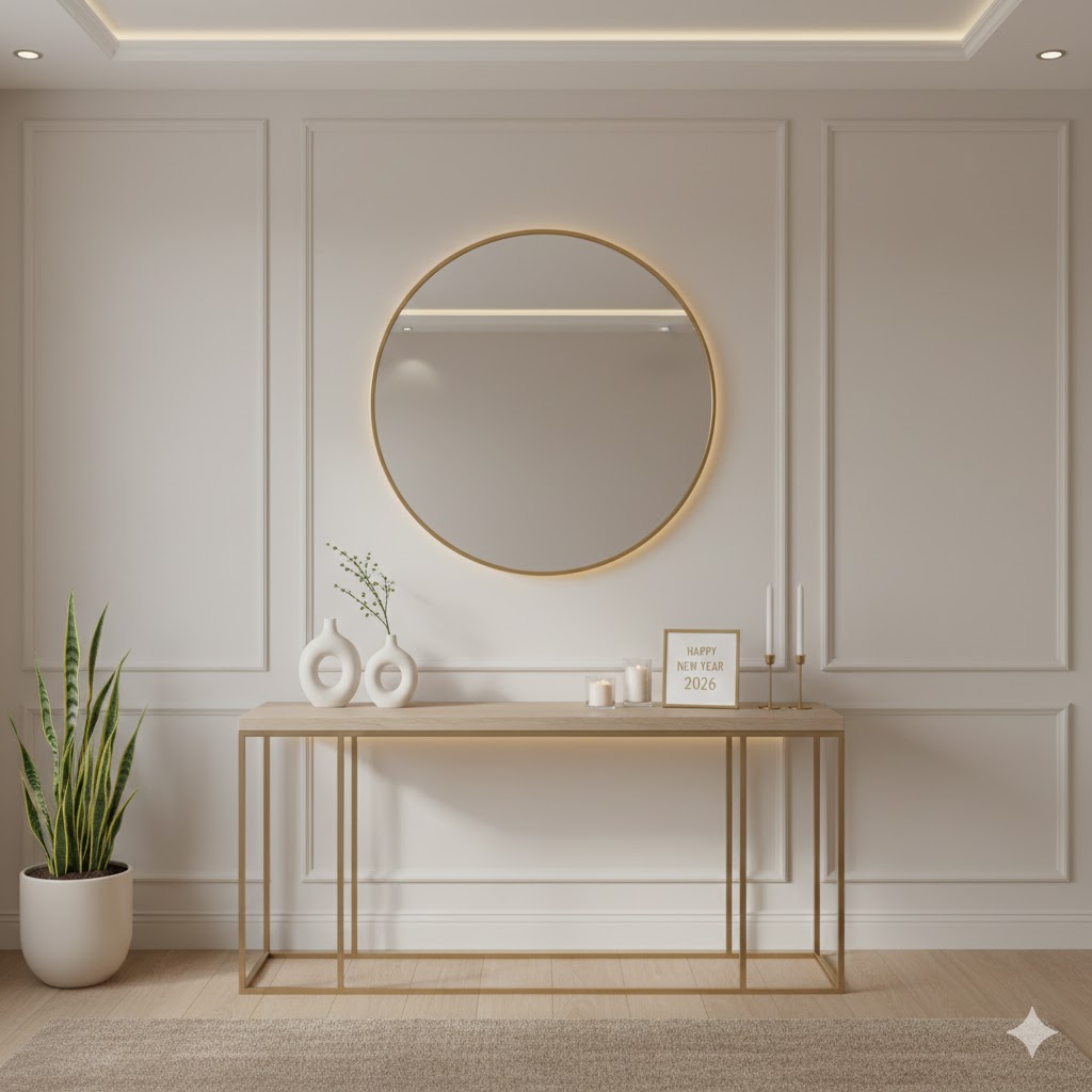 Minimal Luxury Entryway for a Fresh Start