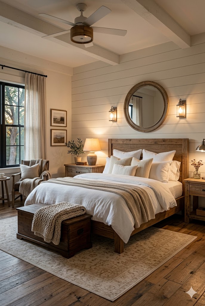 The Key Elements That Define a Modern Farmhouse Bedroom
