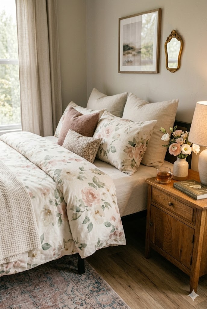 How Floral Bedding Instantly Changes Your Bedroom Look