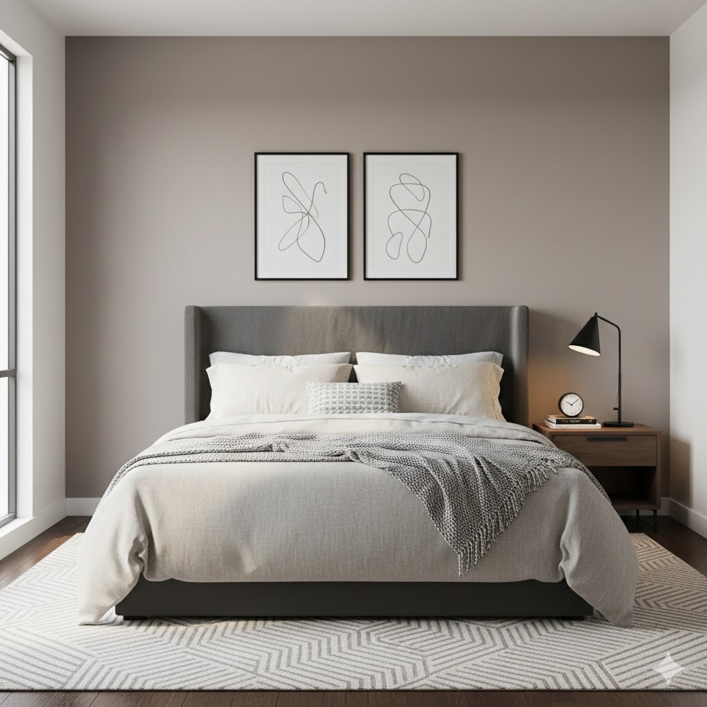 Wall Decor for Men (One Feature Wall, Clean Frames, No Clutter)