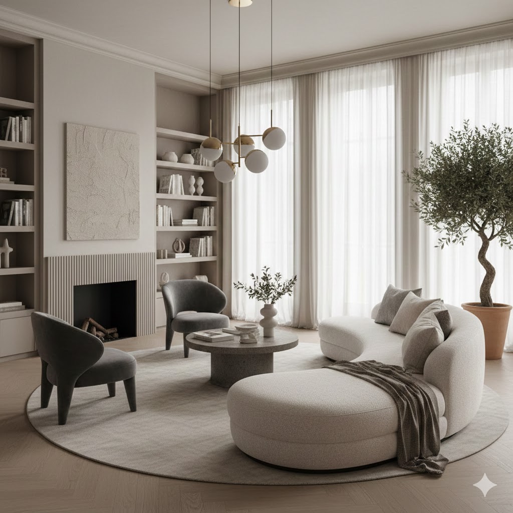 Statement Sofa as the Focal Point