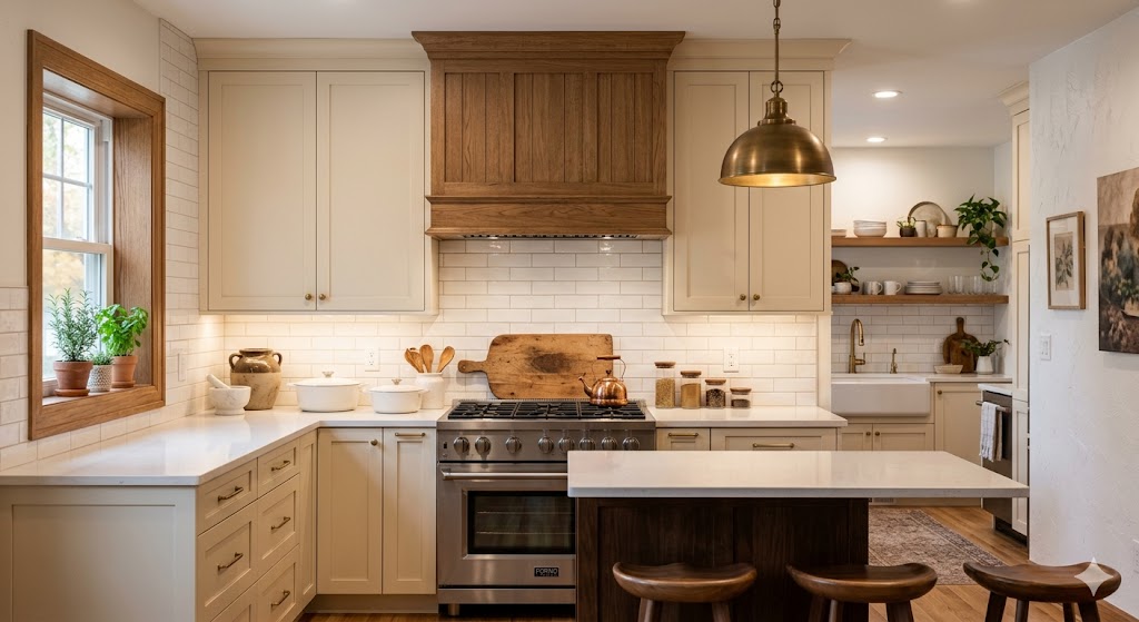 How a DIY Vent Hood Cover Makes the Kitchen Feel More Custom