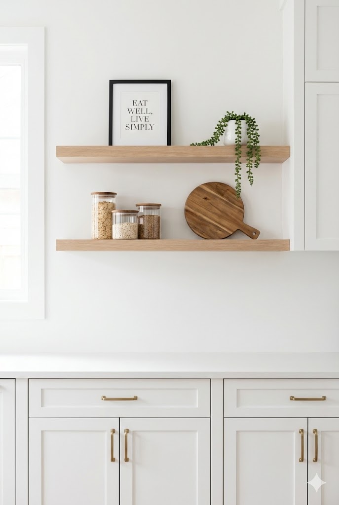 Wall Decor That Looks Premium (Floating Shelf + Simple Frames + Small Decor)