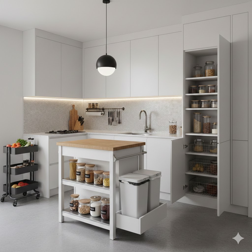 What Wall and Vertical Storage Ideas Work Best in Small Kitchens?