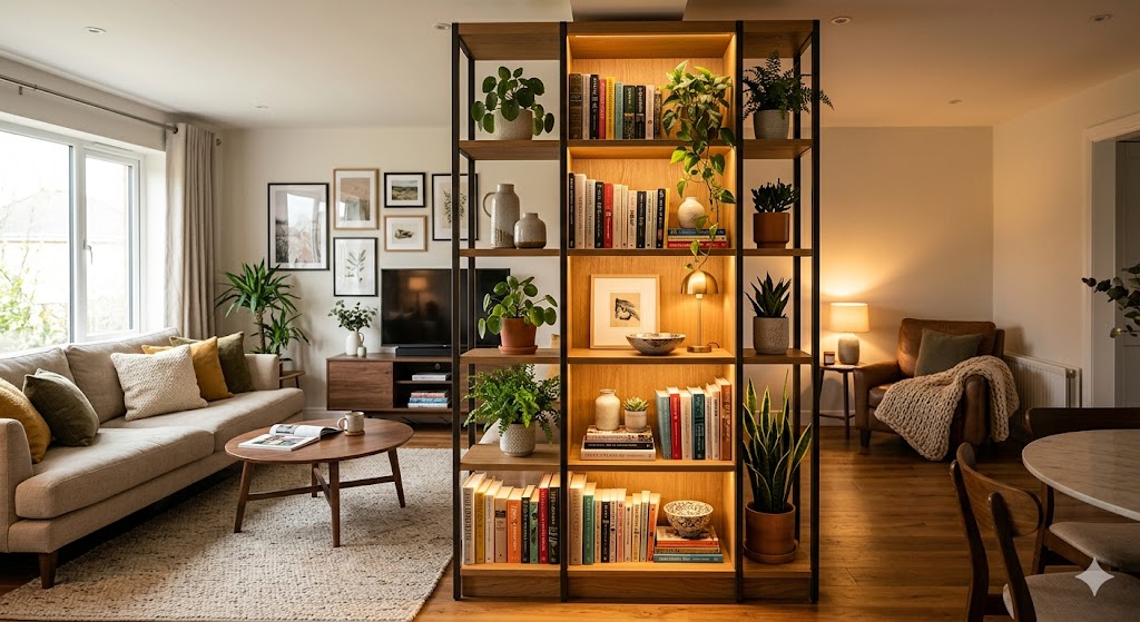 Using Furniture to Divide a Living Room Naturally