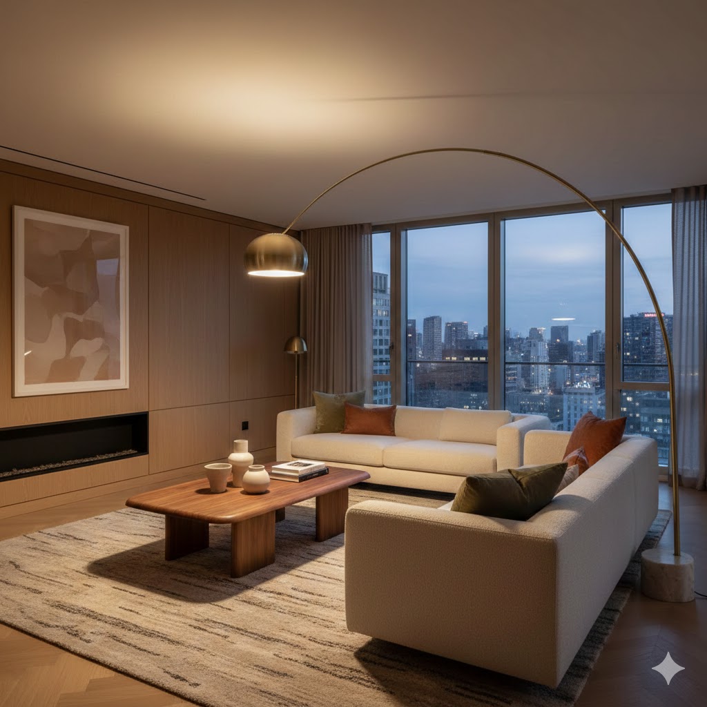 The Arc Mid Century Floor Lamp For Elegant Drama