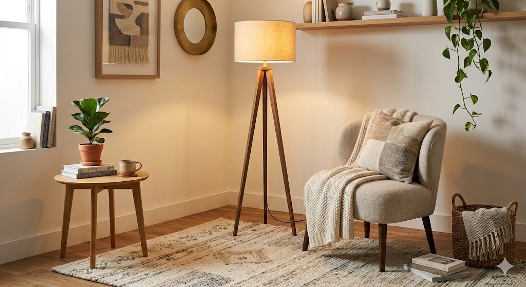 The Tripod Mid Century Floor Lamp For Balanced Design