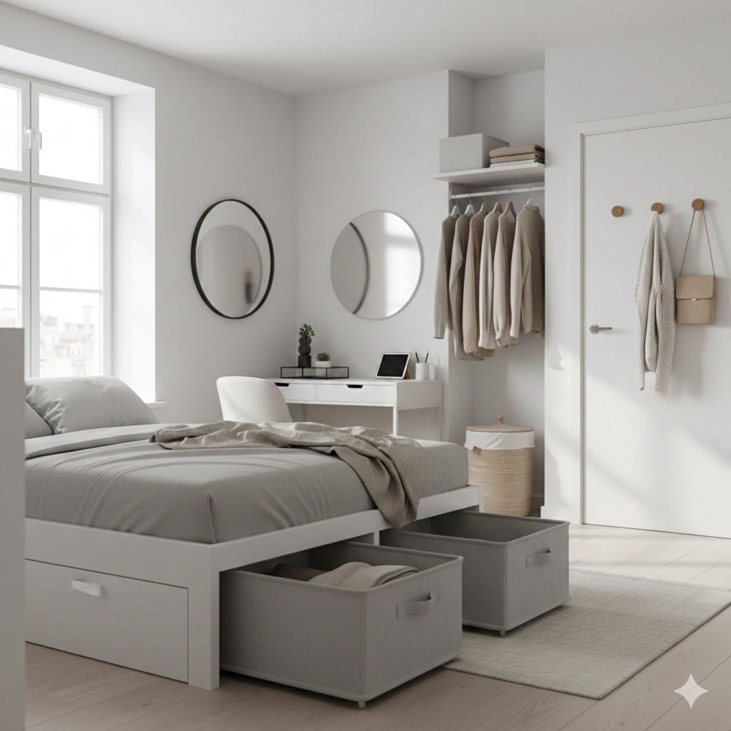 Storage and “No-Clutter” Decor (How to Keep One Room Looking Clean Every Day)