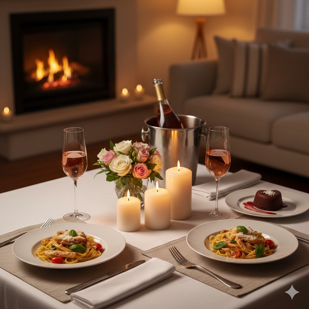 Choose the Right Dinner Style (So It Feels Romantic, Not Stressful)