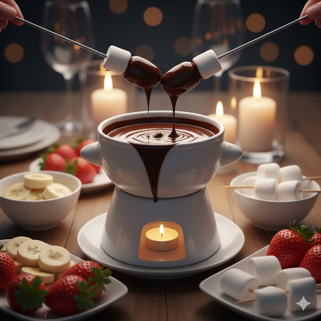 Chocolate Fondue — Sweet Finish to a Night of Love