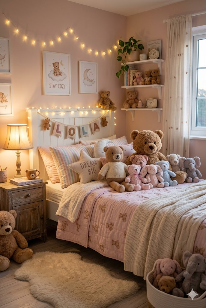 Why Teddy Decor Makes a Girl Room Feel Soft and Cozy