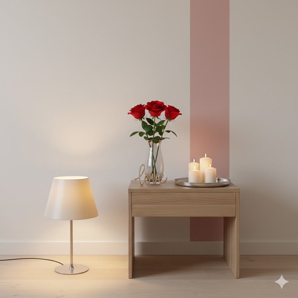 Simple Valentine Decoration for Small Spaces (One Corner Setup That Looks Expensive)