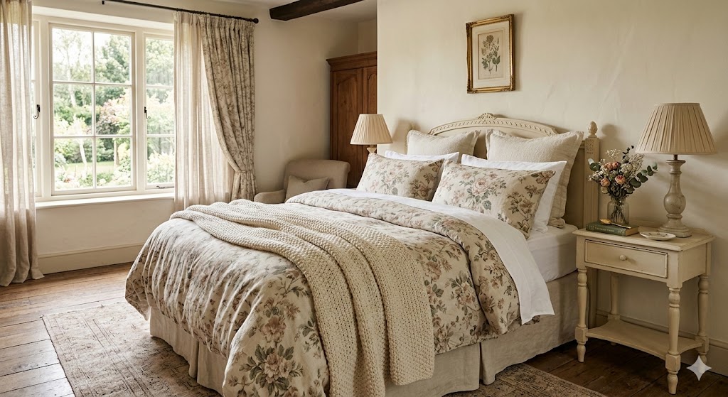 Why Vintage Floral Bedding Creates a Timeless Bedroom