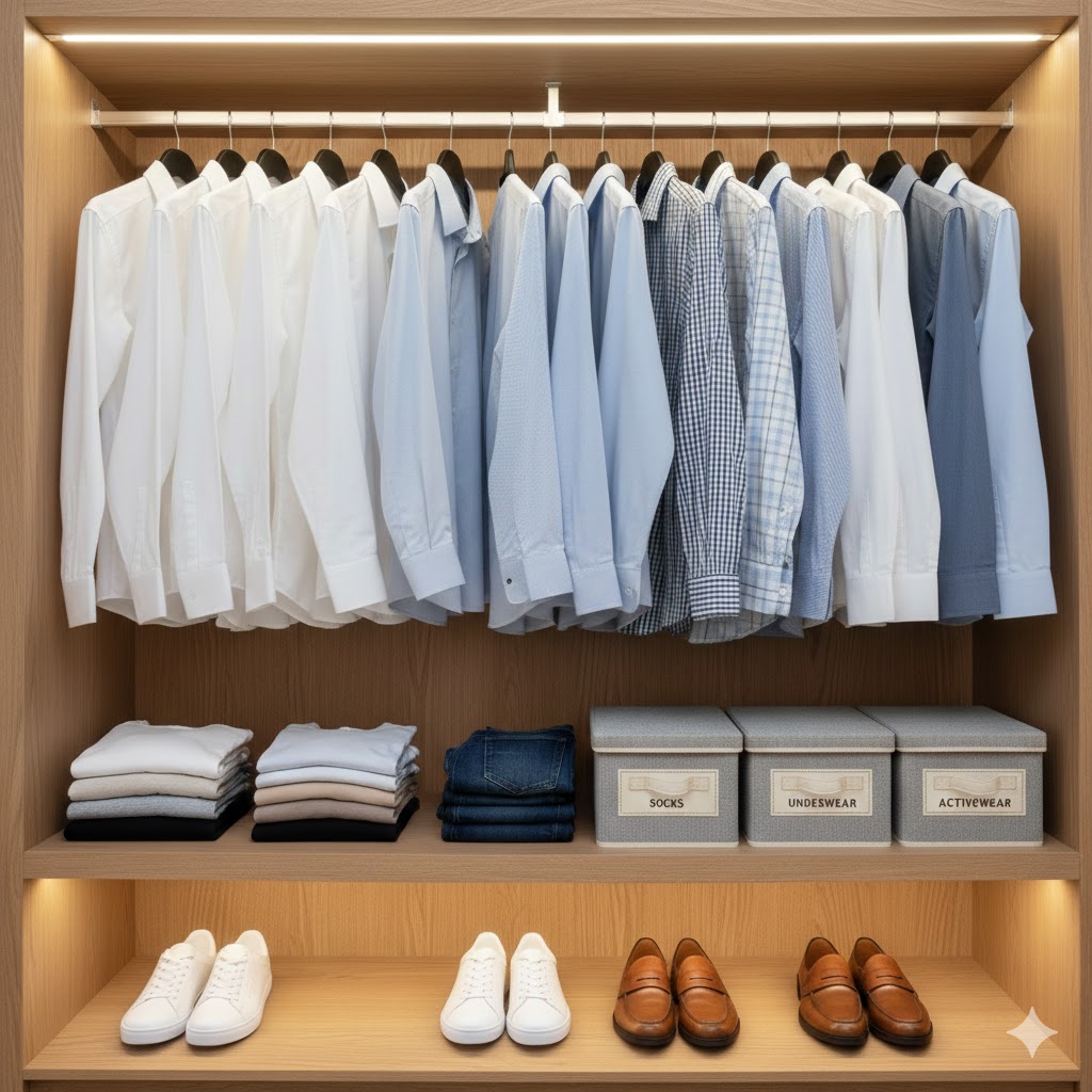 Arrange Clothes the “Easy Way” (So You Can Find Things Fast and Put Them Back Fast)
