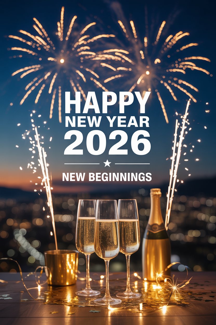 Happy New Year 2026: Fresh Beginnings, New Goals & Positive Vibes