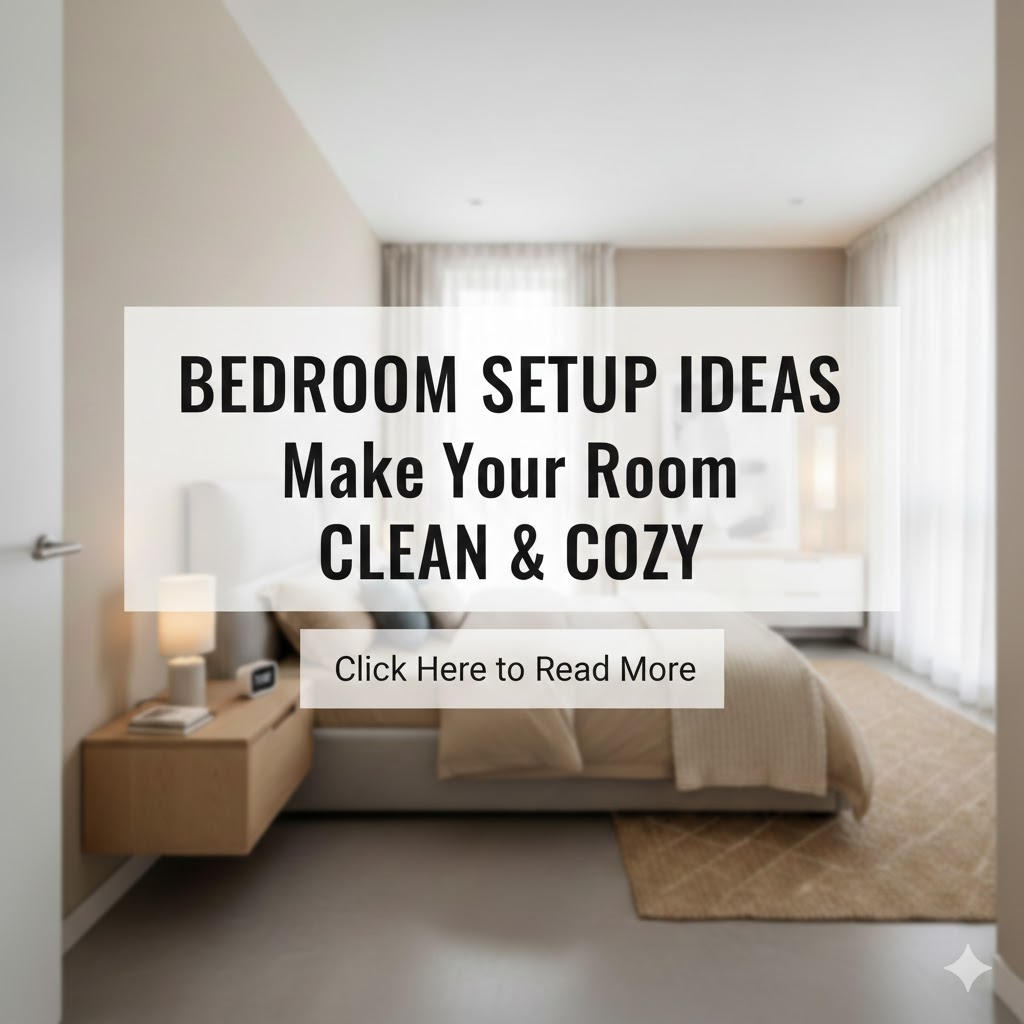 Bedroom Setup Ideas: How to Set Up Your Bedroom to Look Clean, Cozy, and Beautiful
