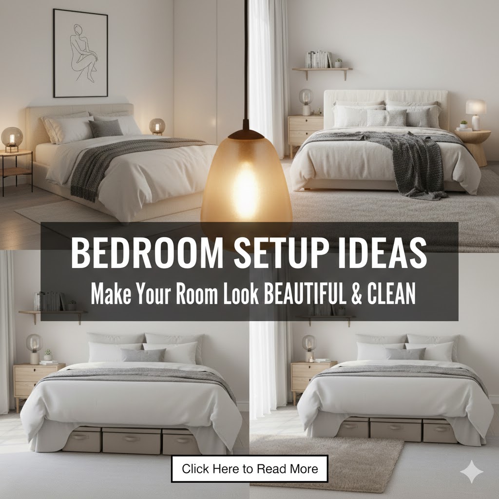 Bedroom Setup Ideas: How to Decorate Your Bedroom to Look Beautiful and Clean