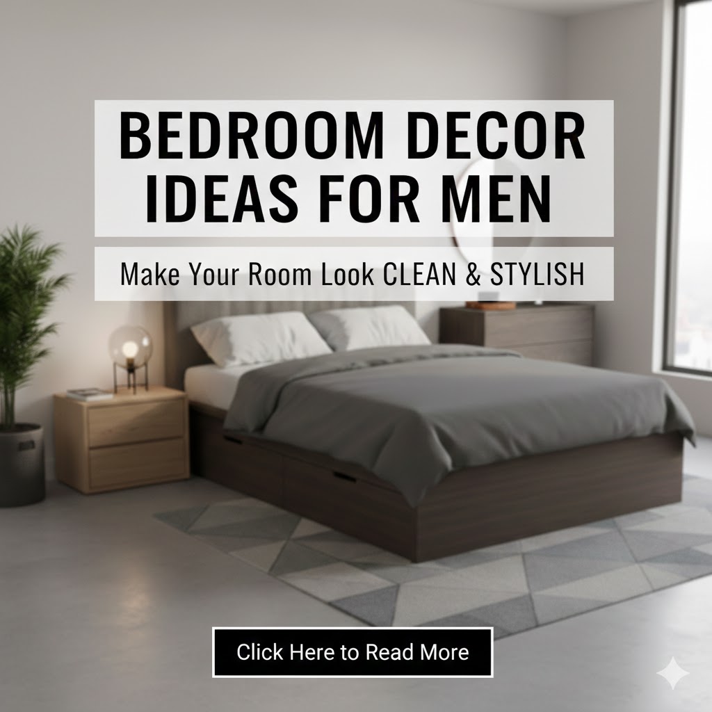Bedroom Decor Ideas for Men: Simple Ways to Make Your Bedroom Look Clean and Stylish
