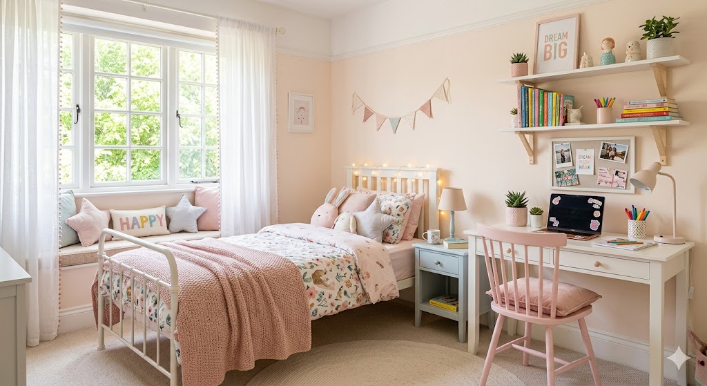 Cute Girl Room Decor Ideas That Create a Stylish and Cozy Dream Bedroom