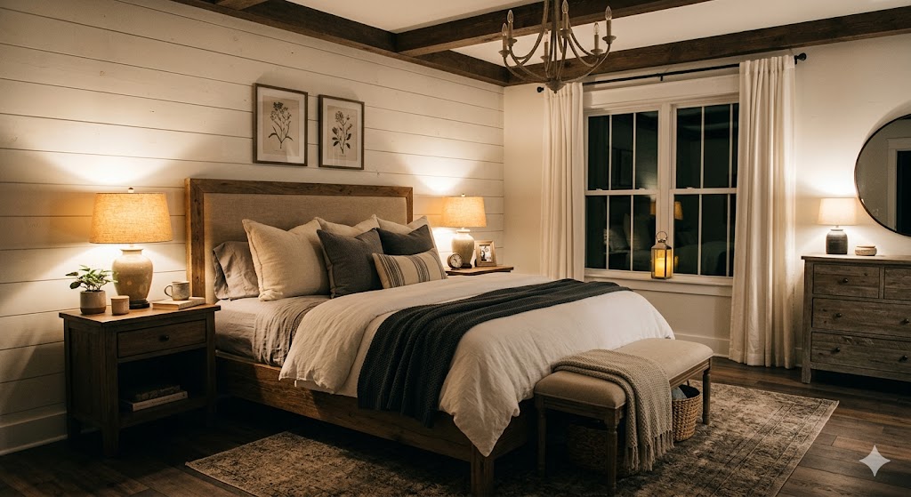 Modern Farmhouse Bedroom Ideas That Create a Cozy and Stylish Retreat