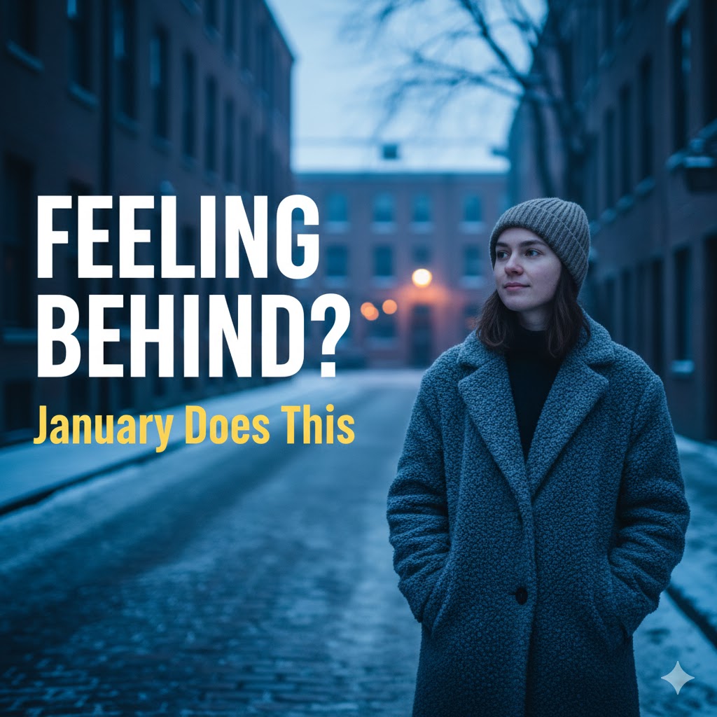 Why You Feel Behind in Life in January (And Why You’re Not Actually Failing)