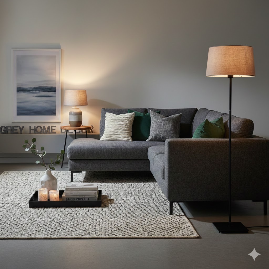 Modern Dark Grey Couch Living Room Ideas That Look Stylish & Comfortable