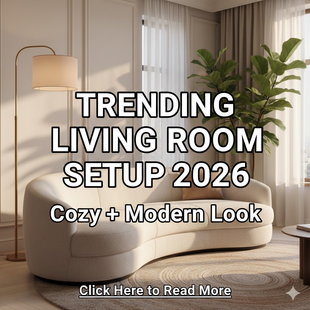 Trending Living Room Setup 2026: The Clean, Cozy, Modern Look Everyone Wants