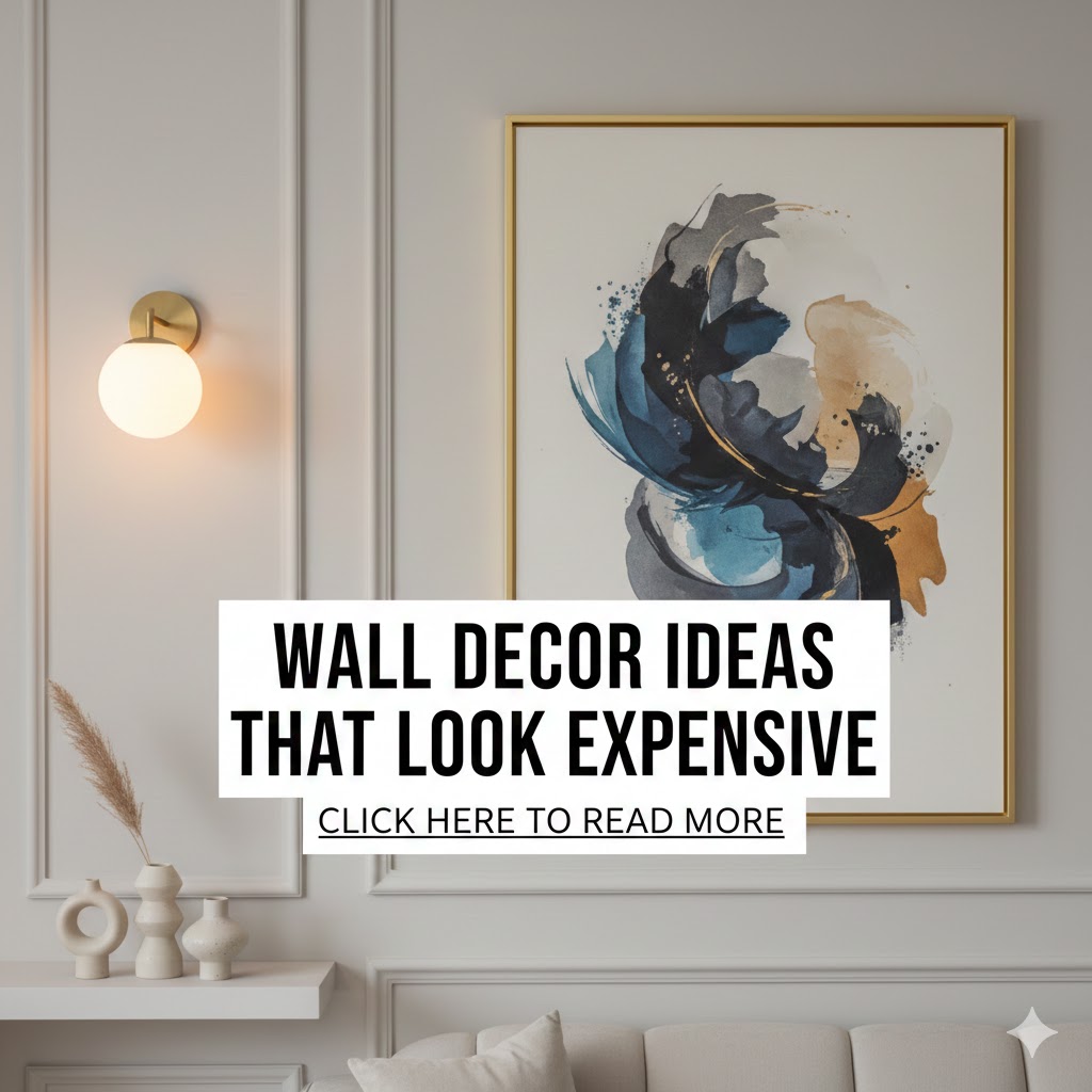 Wall Decor Ideas for Any Home: How to Make Your Walls Look Beautiful, Clean, and Expensive