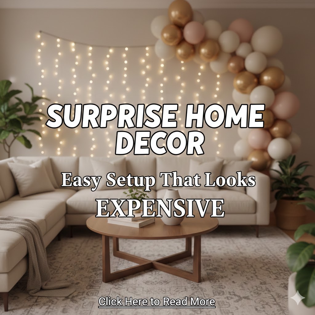 Surprise Home Decor Ideas: How to Set Up a Beautiful Surprise at Home (Simple and Fast)