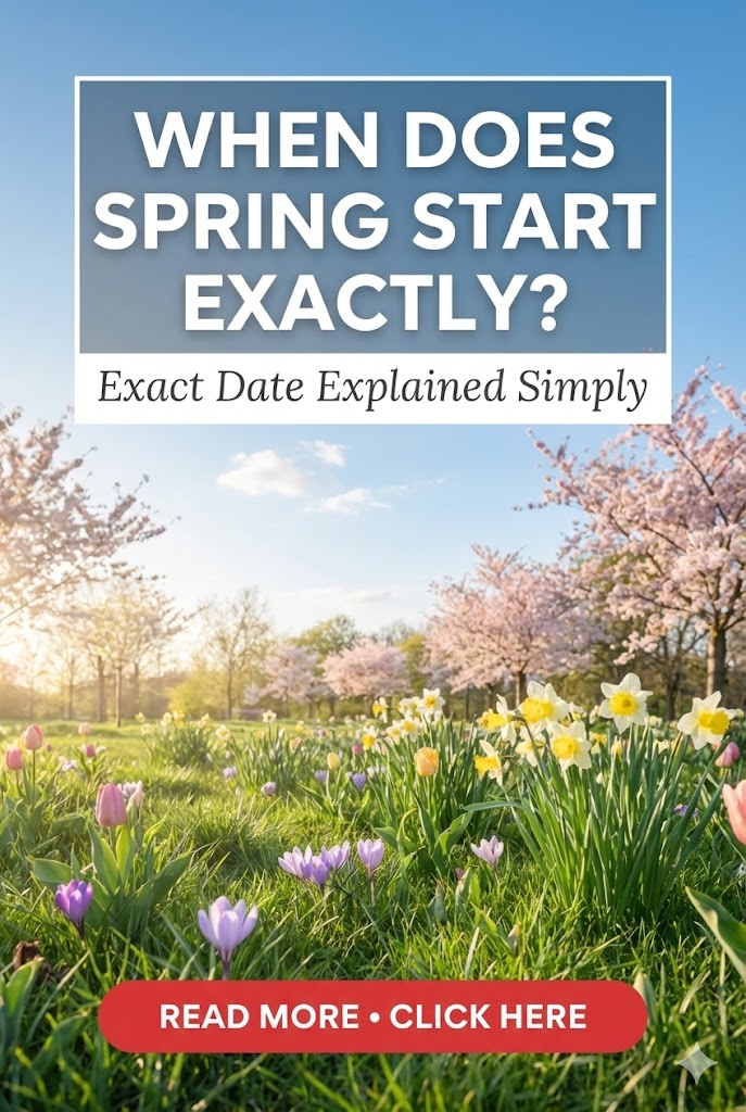 When Does Spring Start 2026? Exact Dates, Meaning, and What Changes in Spring