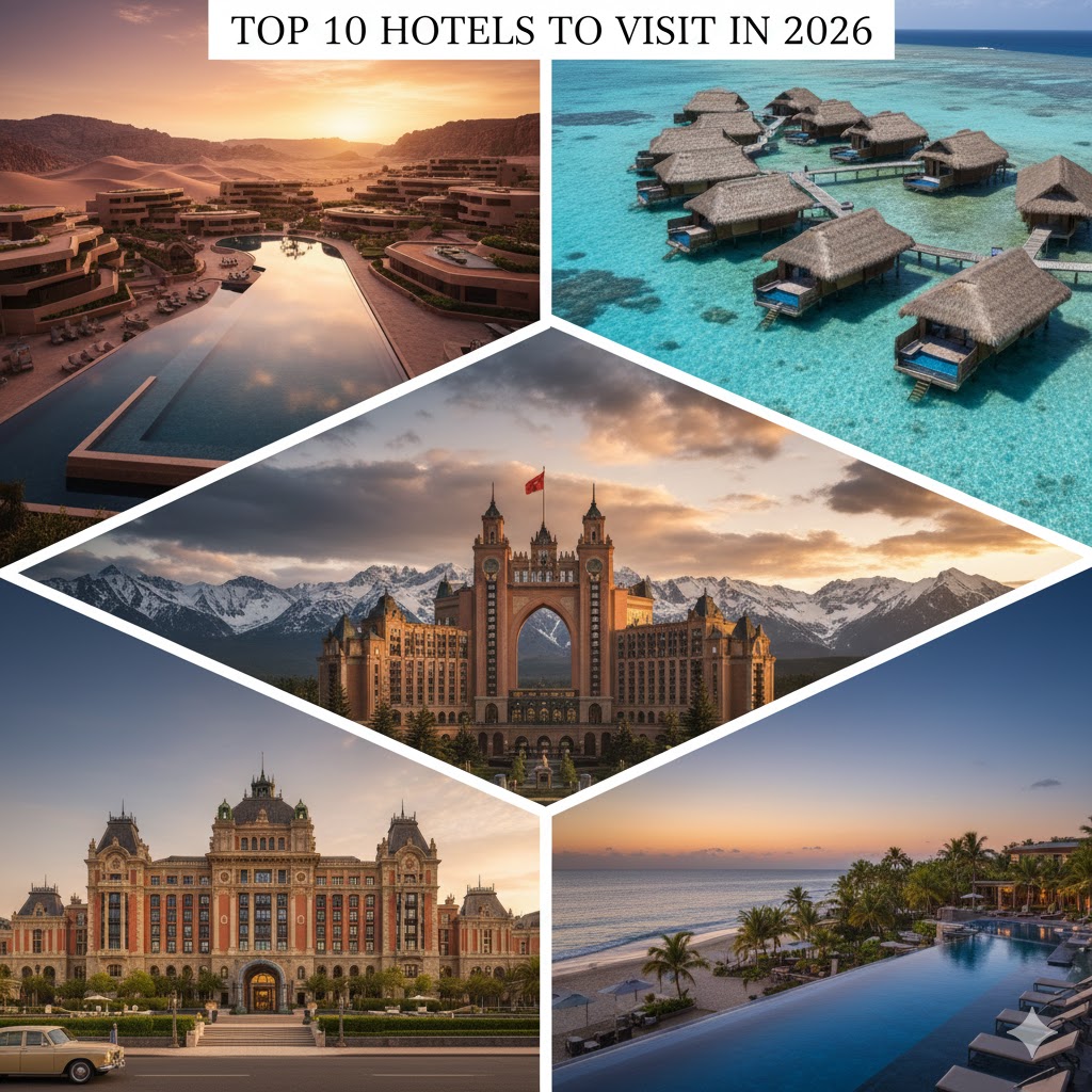 Top 10 Hotels to Visit in 2026: Ultimate Luxury Stays Around the World