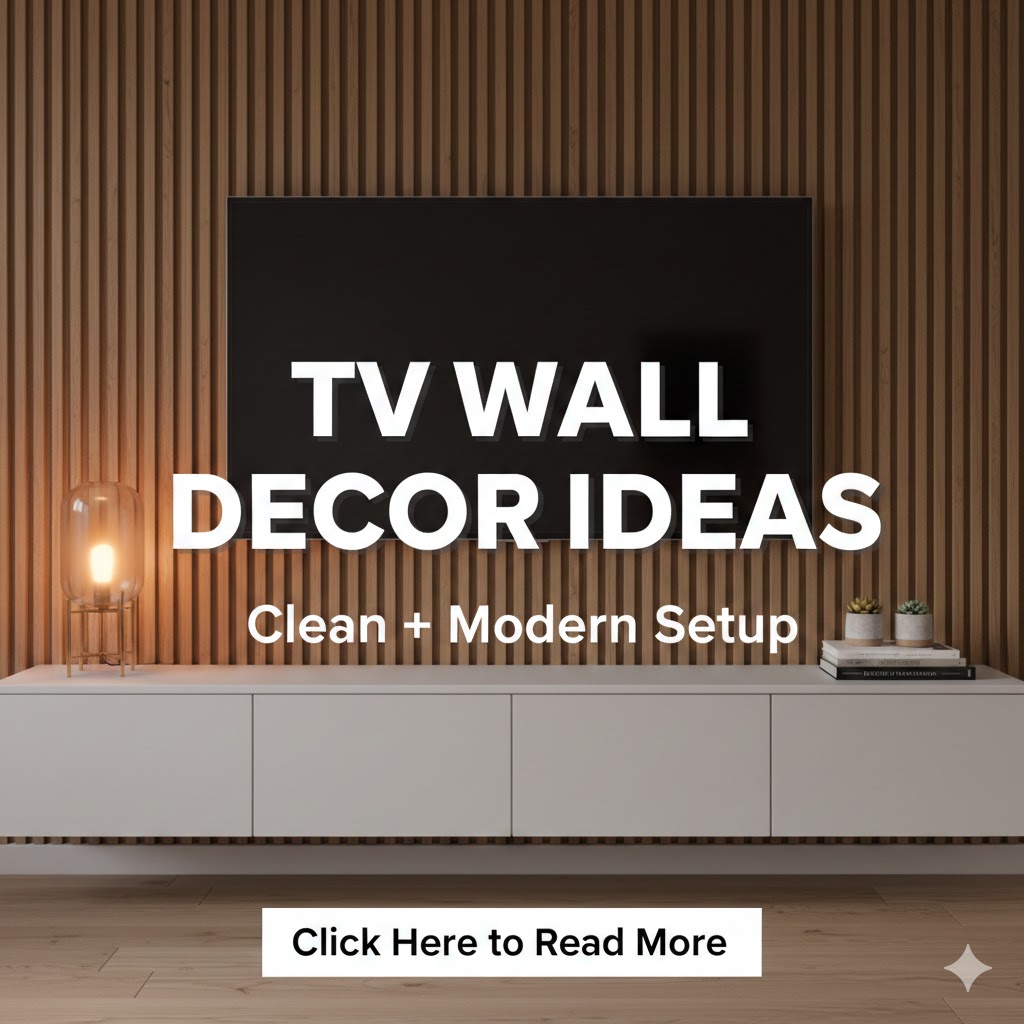 TV Wall Decor Ideas: How to Style Your TV Area So It Looks Clean, Modern, and Expensive