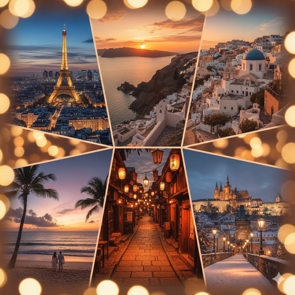 5 Most Romantic Places to Visit for Valentine’s Day (2026 Couples Travel Guide)