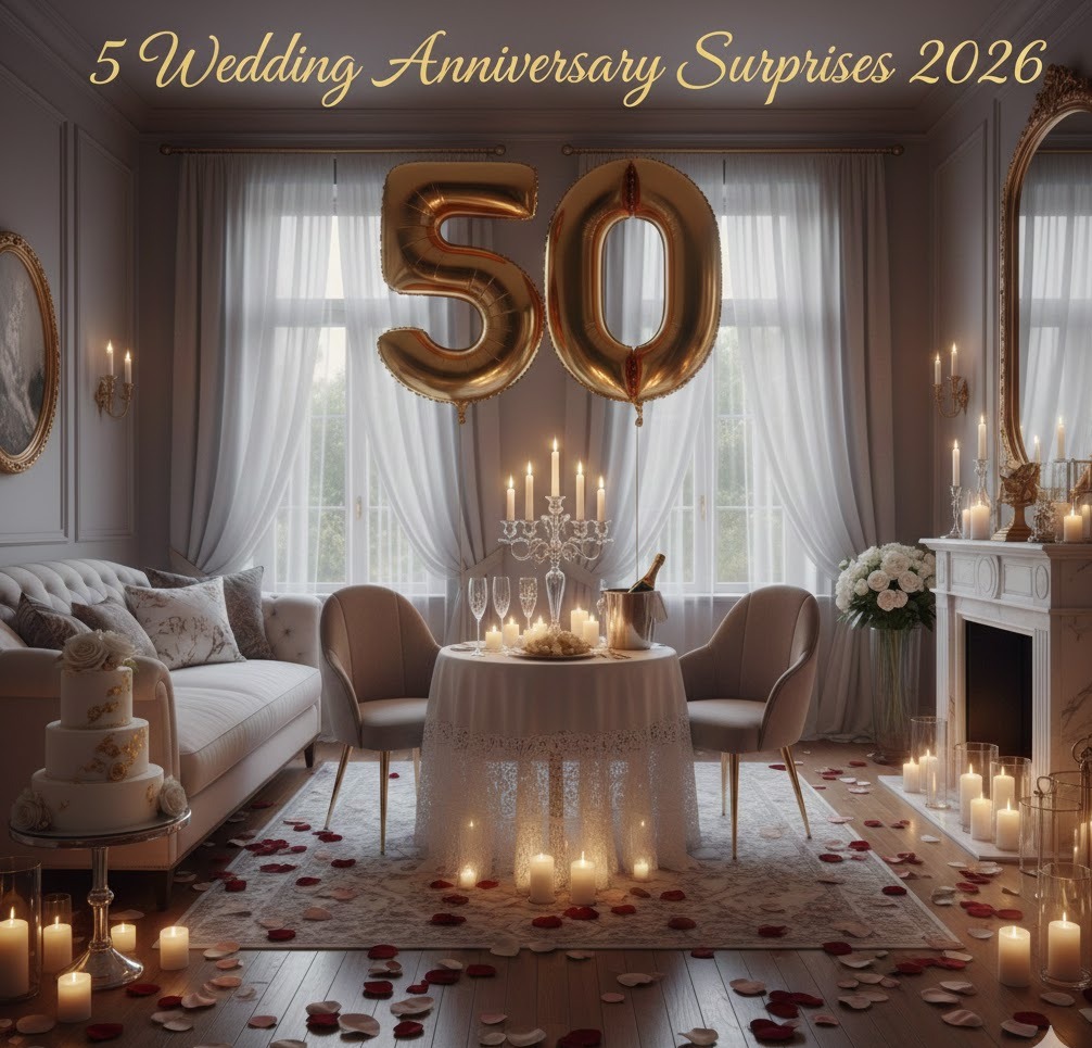 5 Wedding Anniversary Surprise Ideas for 2026