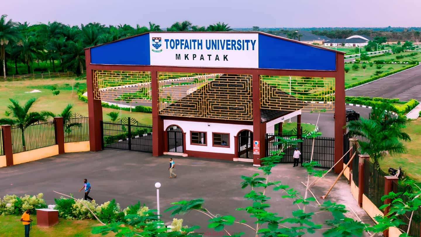 TopFaith University Post UTME Form 2026/2027 Is Out