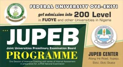 FUOYE JUPEB Form 2026/2027 — Fees, Portal Login, Requirements and How to Apply for Direct Entry